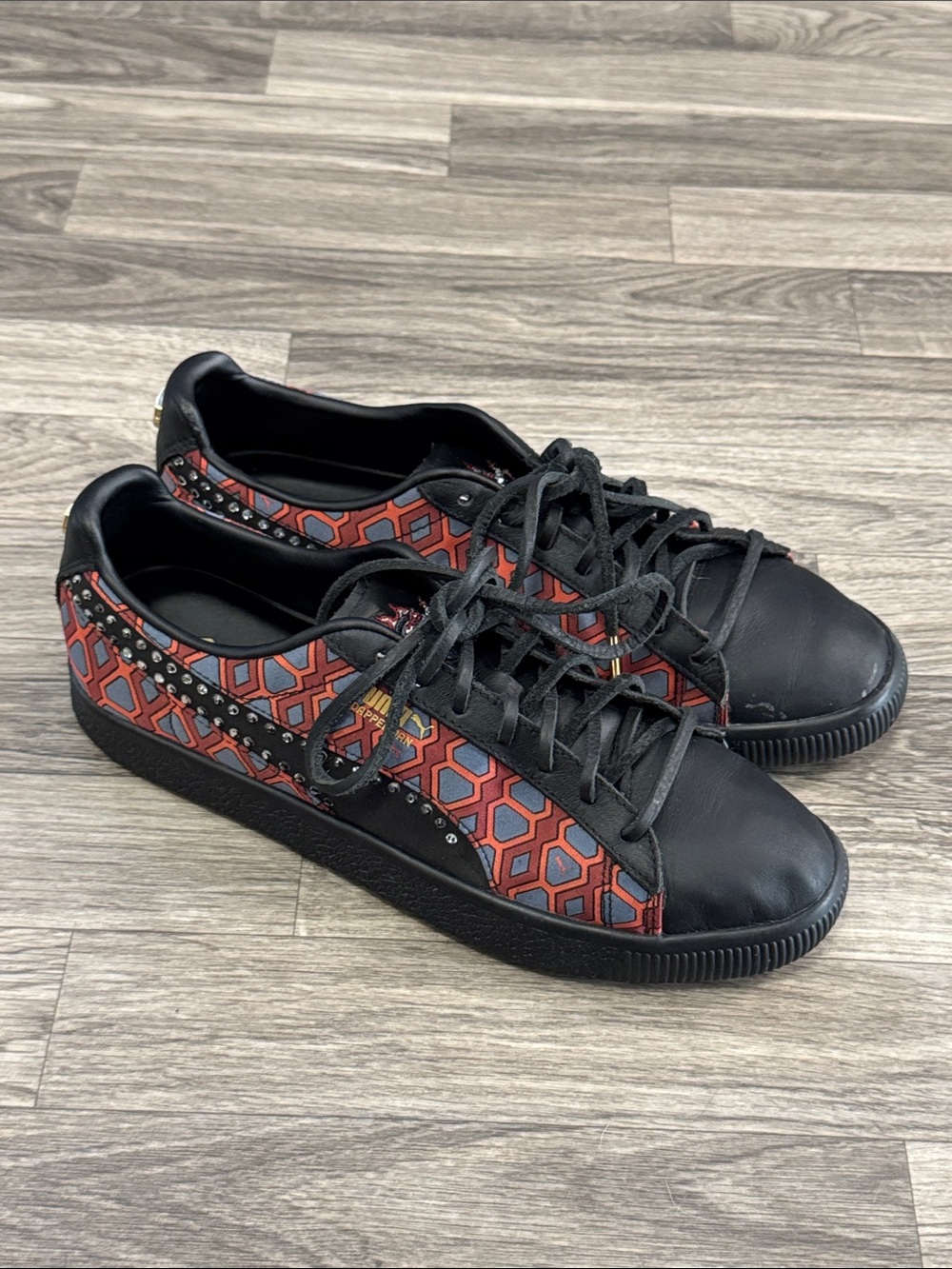 Puma x Dapper Dan Clyde Vintage Rudagon sneakers men’s sz 10.5